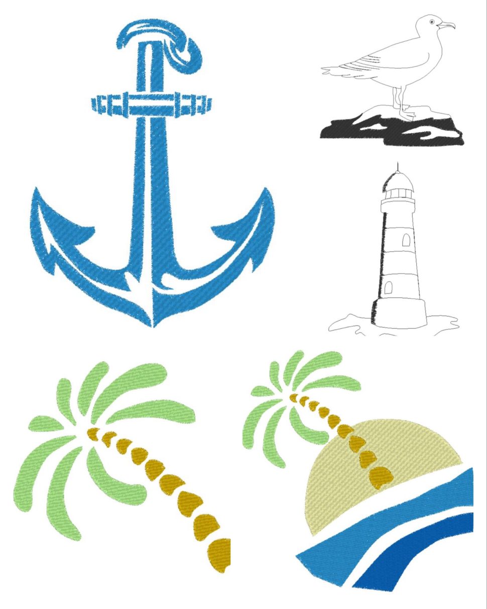 Stickdatei Spruch Kostenlos Angebot Stickdatei Urlaub Set 2